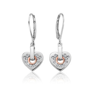 Clogau Cariad® Sterling Silver Sparkle Drop Earrings with Topaz 3SCCE01