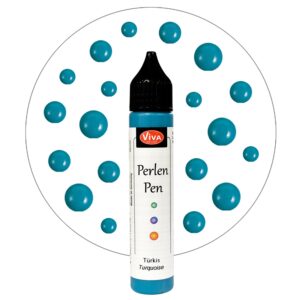 Viva Decor Pearl Pen 25ml - Turquoise