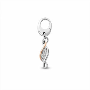 Clogau Insignia Sterling Silver Past Present Future® Charm with Topaz 3SPPF0781