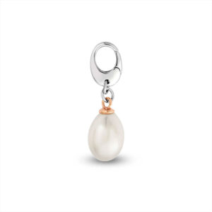 Clogau Insignia Sterling Silver Beachcomber Charm with Pearl 3SBCH0783