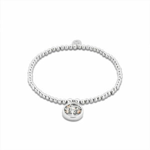 Clogau Tree of Life® Sterling Silver Affinity Bracelet with Mother of Pearl 3SBB92R