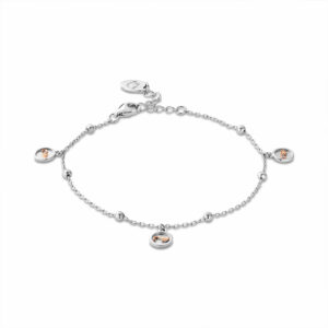 Clogau Insignia Sterling Silver Drop Bracelet 3STOL0602