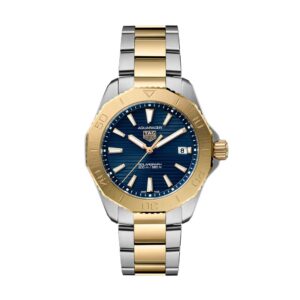 TAG Heuer Aquaracer Professional 200 Solagraph Steel and Gold Plated 40mm Quartz Watch WBP1120.BB0002