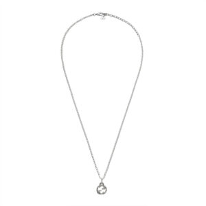 Gucci Silver Interlocking G Necklace YBB455535001
