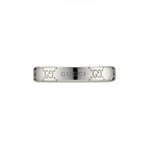 Gucci Silver Signature 4mm Ring YBC814712001