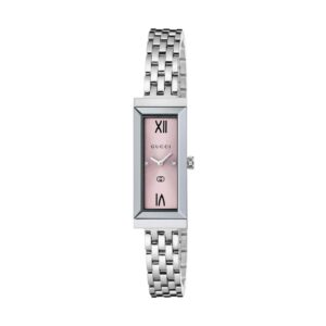 Gucci G-Frame Pink Dial Quartz 34mm Watch YA127516