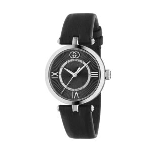 Gucci Model 2000 Black Dial 30mm Quartz Watch YA167505