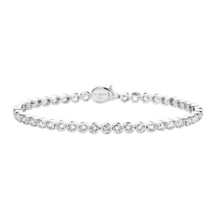 Ti Sento Silver Clear CZ Rub Bracelet 2842ZI