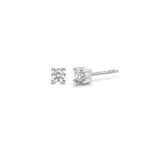 Ti Sento Silver 4mm CZ Claw Stud Earrings 7836ZI