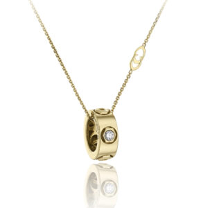 Chimento 18ct Yellow Gold Armillas Be Mine Pendant and Chain  1G01312B01450