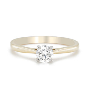 18ct and Platinum .50ct Brilliant Cut Diamond Ring
