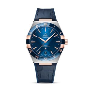 OMEGA Constellation Steel and Sedna Gold Blue Strap 13123412103001