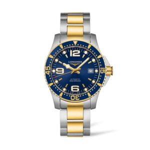 LONGINES HydroConquest Steel & Yellow Blue Dial Automatic Watch L3.742.3.96.7