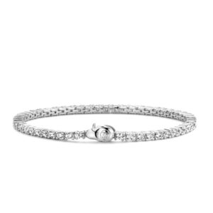 Ti Sento Silver CZ Tennis Line Bracelet 2951ZI