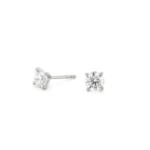 18ct White Gold Martini Diamond Stud Earrings Total 1.24cts