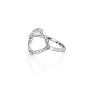 Hot Diamonds Behold Statement White Topaz Ring DR221