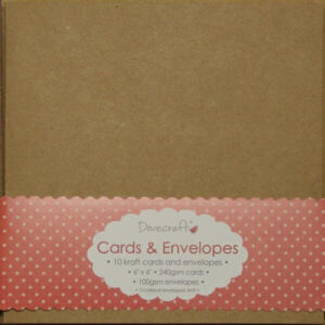 Trimcraft Kraft Square Card & Envelopes