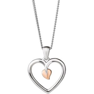 Clogau Tree of Life® Sterling Silver Heart Pendant 3STLHP7