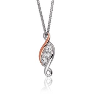 Clogau Past Present Future® Sterling Silver Pendant with Topaz 3SPPFP
