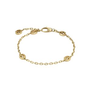 Gucci Interlocking G 18ct Yellow Gold Bracelet 17cm YBA629904001017