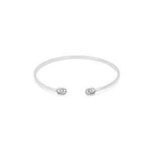 Gucci 18ct White Gold 0.10ct Diamond Running G Bangle YBA481662002018