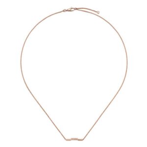 Gucci Link To Love 18ct Rose Gold Necklace YBB66210800200U
