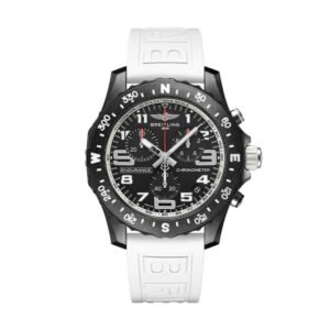 Breitling Endurance Pro Black Dial 44mm White Rubber Strap Watch X82310A71B1S1