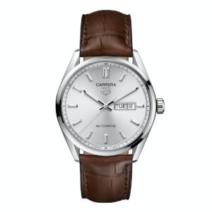 TAG Heuer Carrera Grey 41mm Leather Strap Watch WBN2011.FC6484