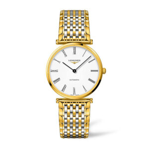 LONGINES La Grande Classique Steel & Yellow White Dial Automatic Watch L4.918.2.11.7