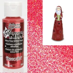 DecoArt Sizzling Red Glamour Dust