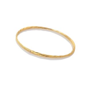 Hot Diamonds X Golden Edit Entwine Bangle DL640