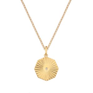 Hot Diamonds X Golden Edit Hope Octagon Pendant DP846