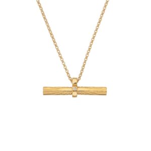 Hot Diamonds X Golden Edit Hope Bar Pendant DP848