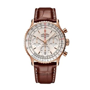 Breitling Navitimer Rose Gold B01 Silver Chronograph RB0139211G1P1