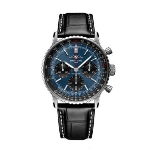 Breitling Navitimer 41 B01 Blue Chronograph Strap Watch AB0139241C1P1