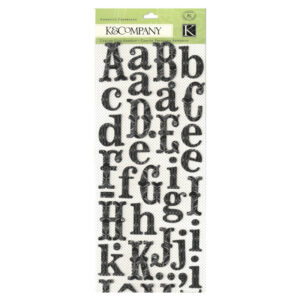 Adc Foil & Gems Black Filigree