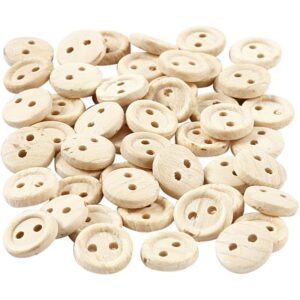 Creativ Wooden Buttons 8mm 50pcs
