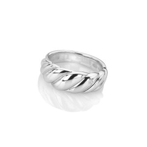 Hot Diamonds Twist Large Silver Band DR239