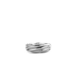 Ti Sento Silver Wide Twisted Band 12238SI/56