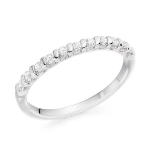 18ct White Gold Diamond Set Eternity Band .25ct