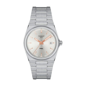 Tissot PRX 35mm Silver Baton Dial T1372101103100