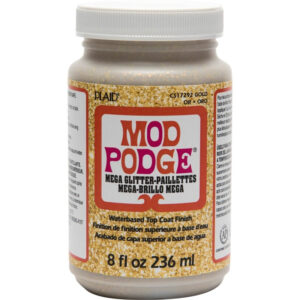Mod Podge Mega Glitter Gold 8 Oz.