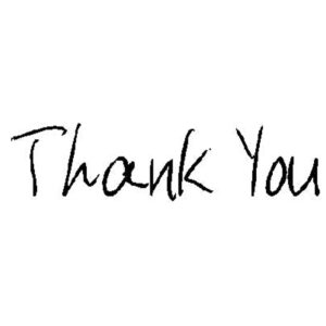 Scribbled Thank You