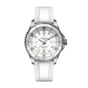 Breitling Superocean Automatic 36 White Dial  White Diver Pro Strap A17377211A1S1