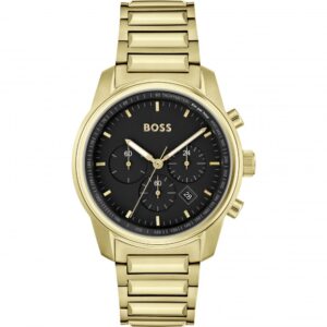 BOSS Trace Black Chronograph Bracelet Watch 1514006