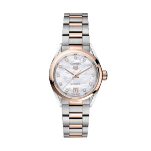 TAG Heuer Steel & Rose Carrera Automatic Watch WBN2450.BD0569