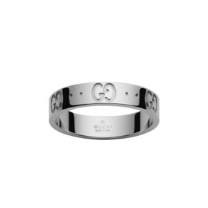 Gucci Icon 18ct White Gold Thin Band YBC073230002