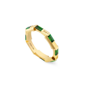 Gucci Link to Love 18ct Green Tourmaline Dress Band YBC662256002
