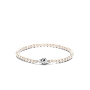 Ti Sento Silver Pearl Bracelet 2908PW Medium