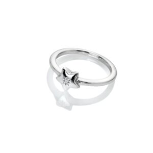Hot Diamonds Silver Star Ring DR242/O